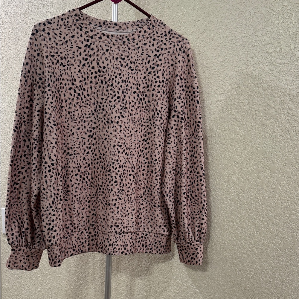 Leopard Print Women's Top